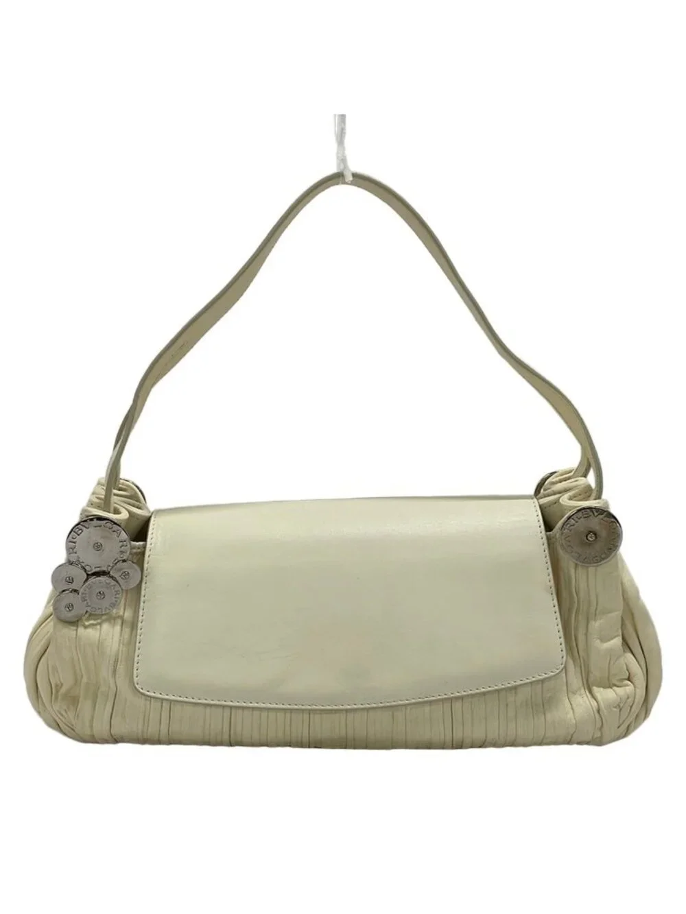 Bvlgari Handbag Chikladi Ivory Leather